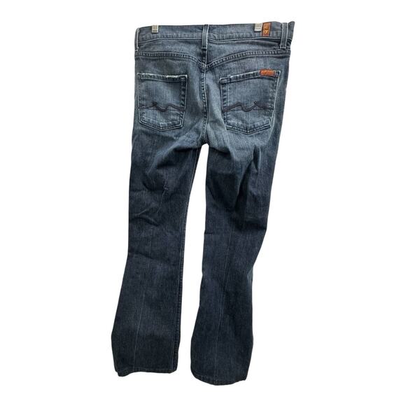 7 For All Mankind Women's 30 High Waist Vintage Bootcut Jeans Dark Wash Casual - Picture 12 of 12